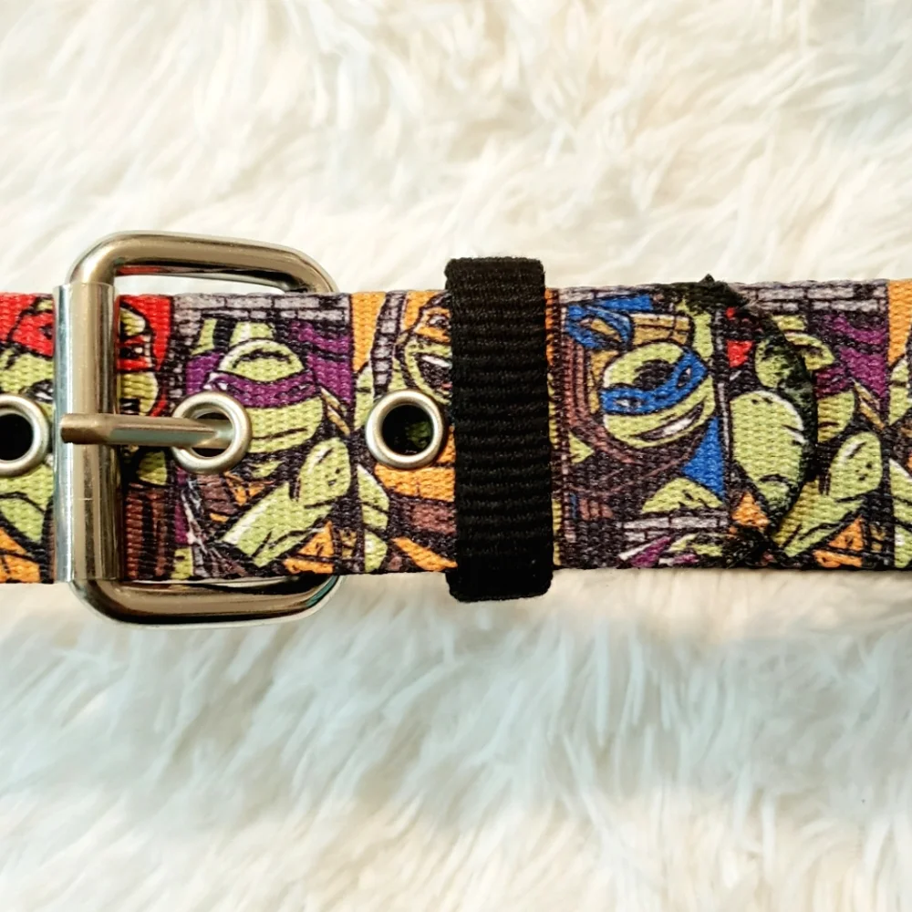 Teenage Mutant Ninja Turtles TMNT Boys Adjustable Canvas Belt Size: 28
